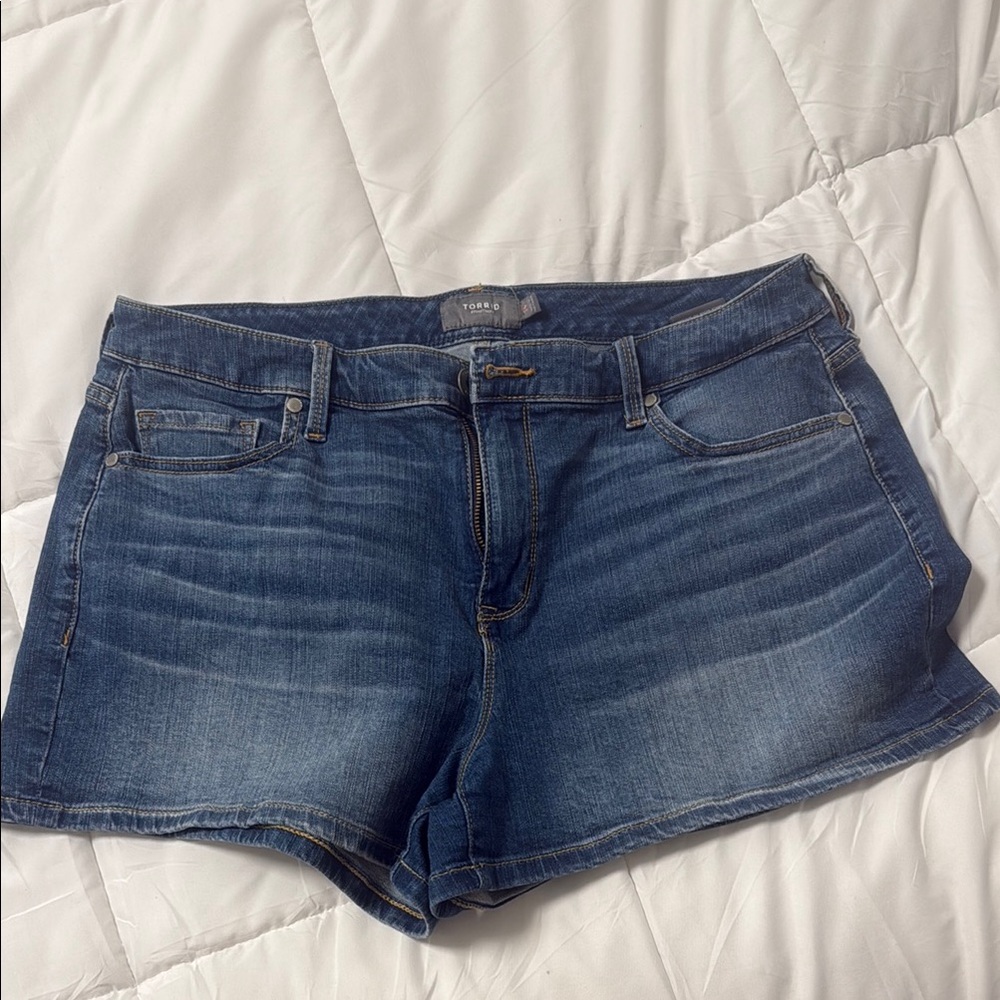Torrid Blue Denim Shorts
